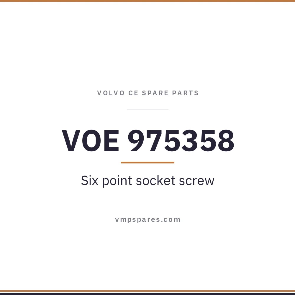 VOE 975358 – Six point socket screw