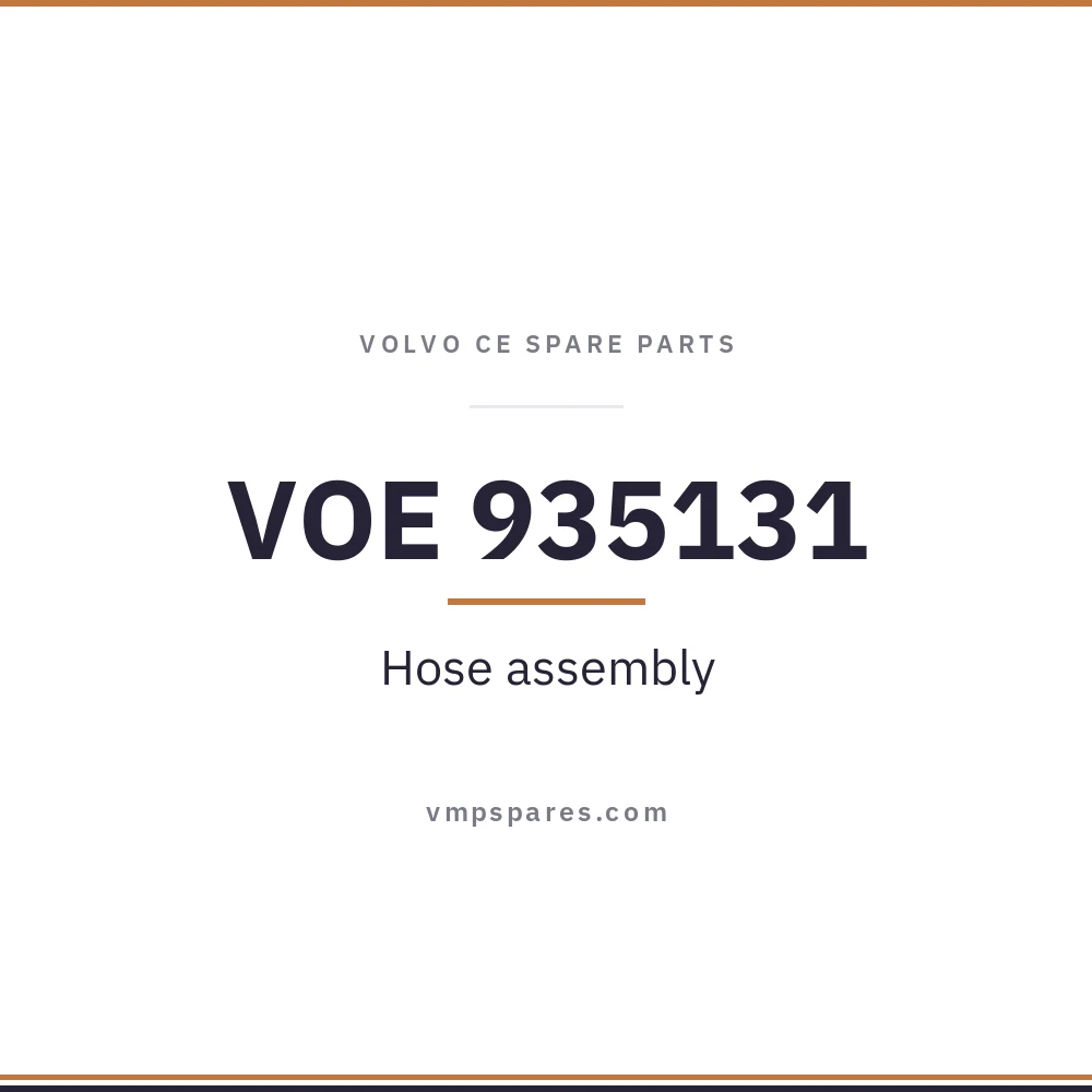VOE 935131 – Hose assembly