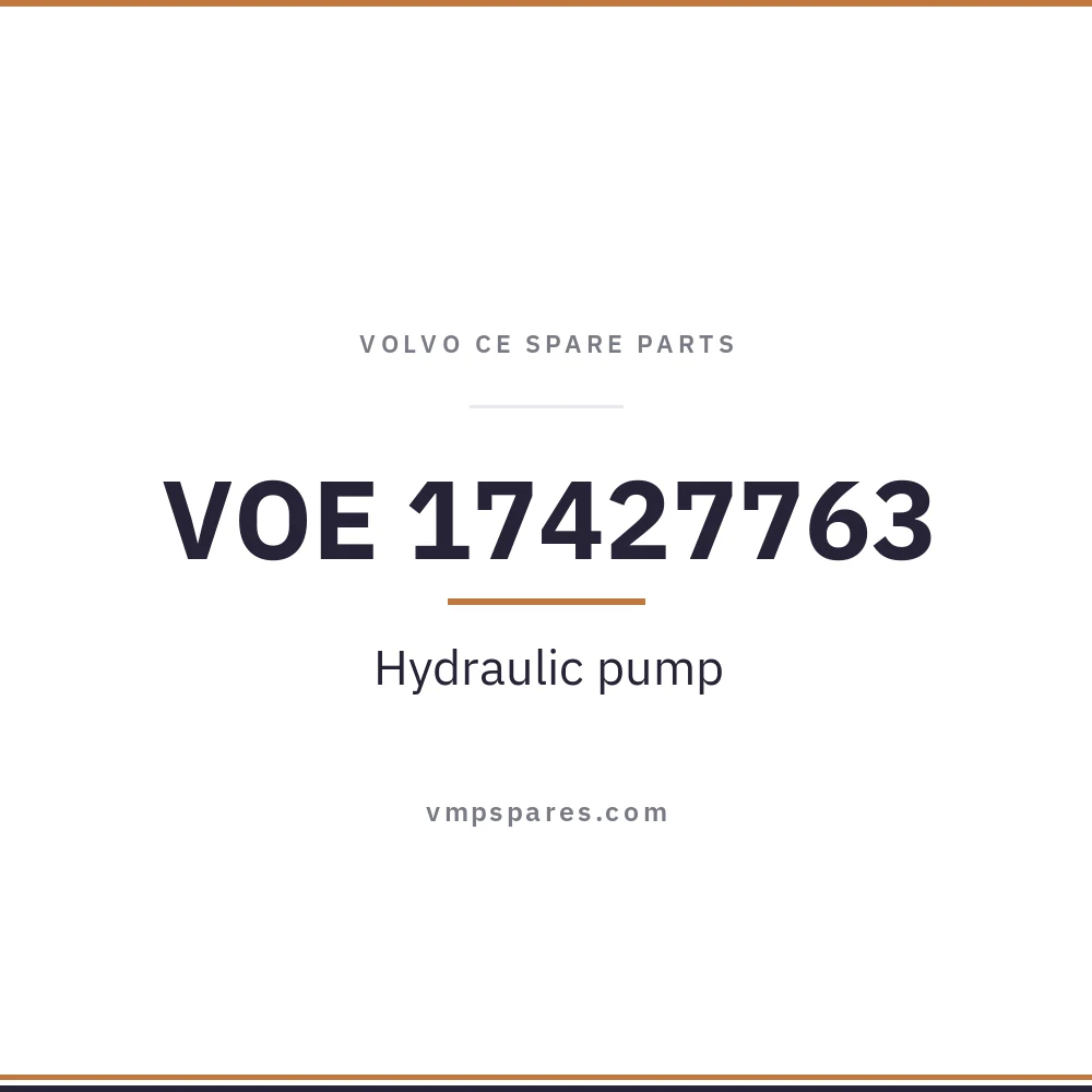 VOE 17427763 – Hydraulic pump
