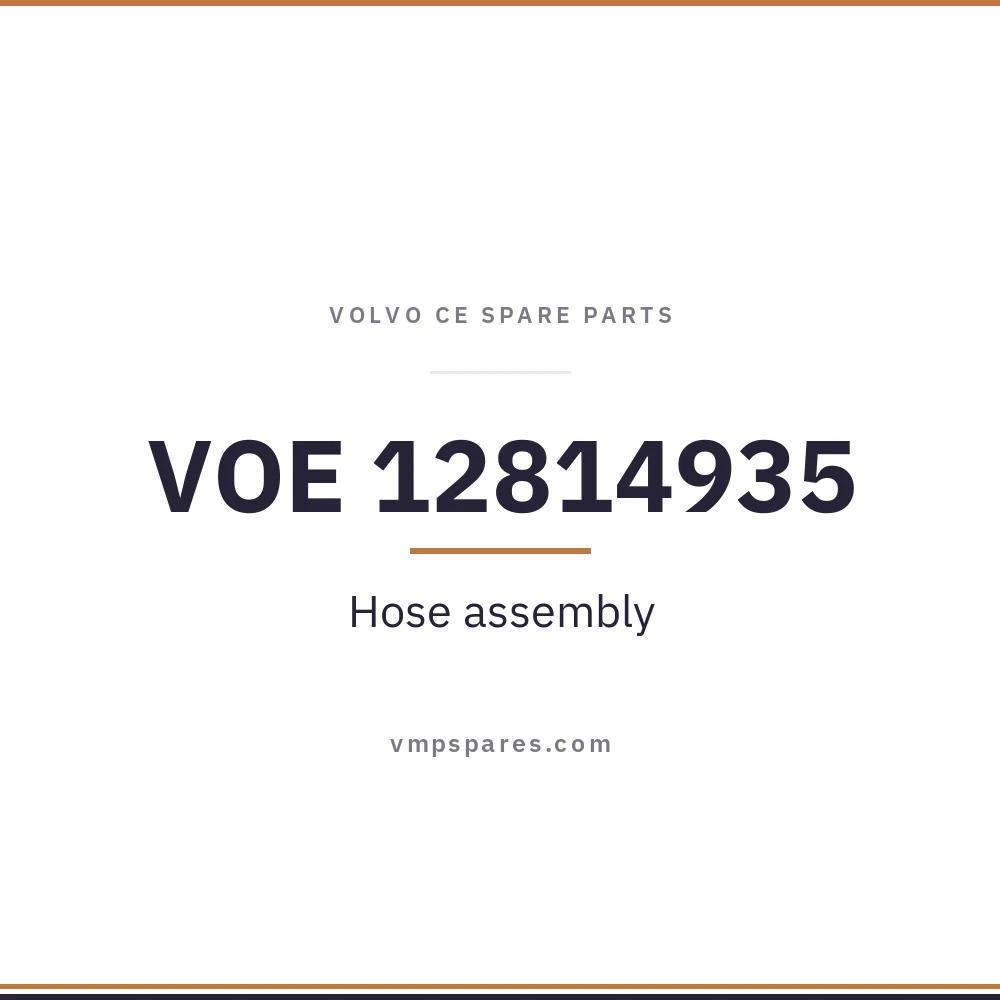 VOE 12814935 – Hose assembly