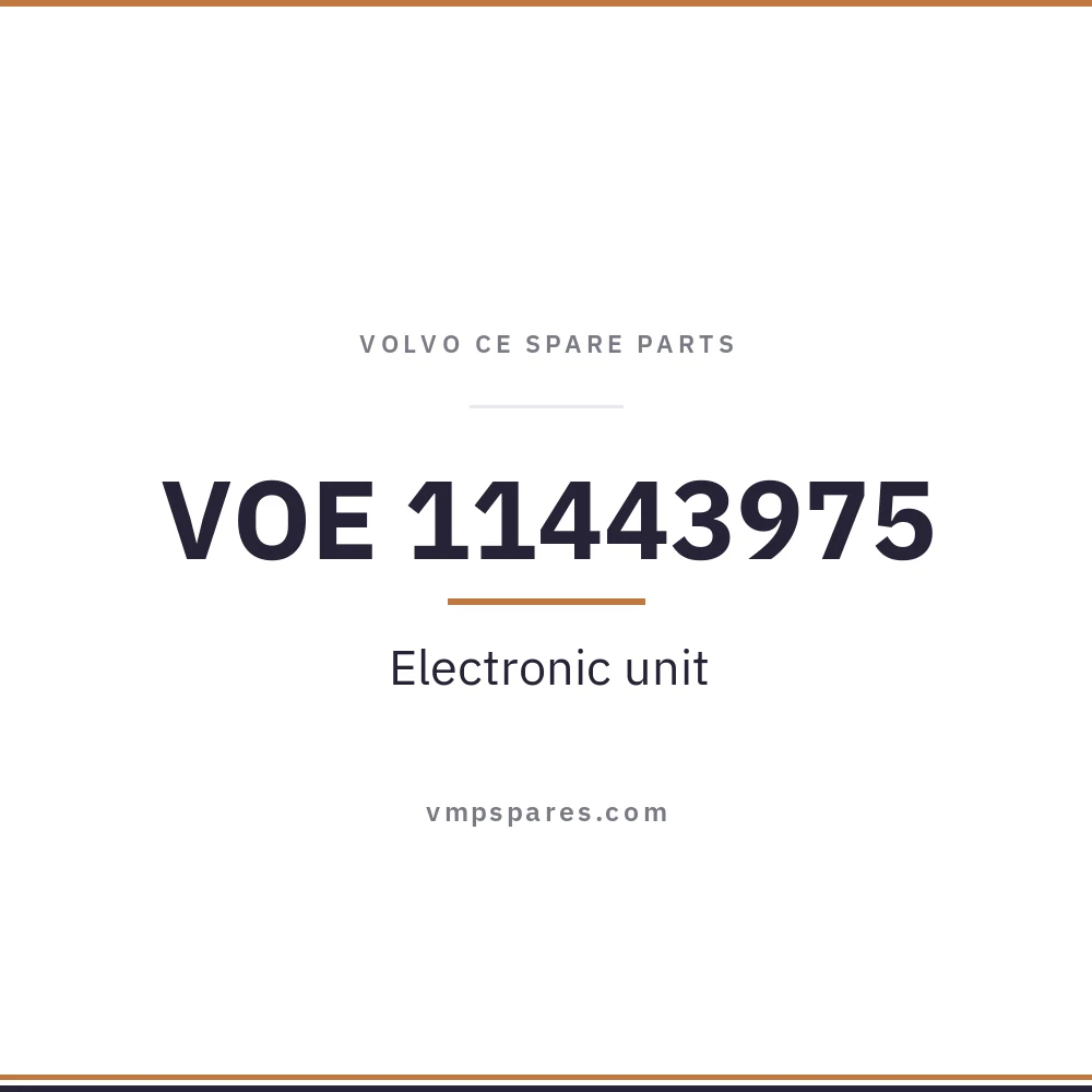 VOE 11443975 – Electronic unit