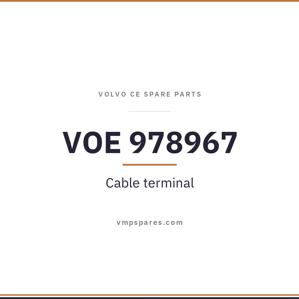VOE 978967 – Cable terminal
