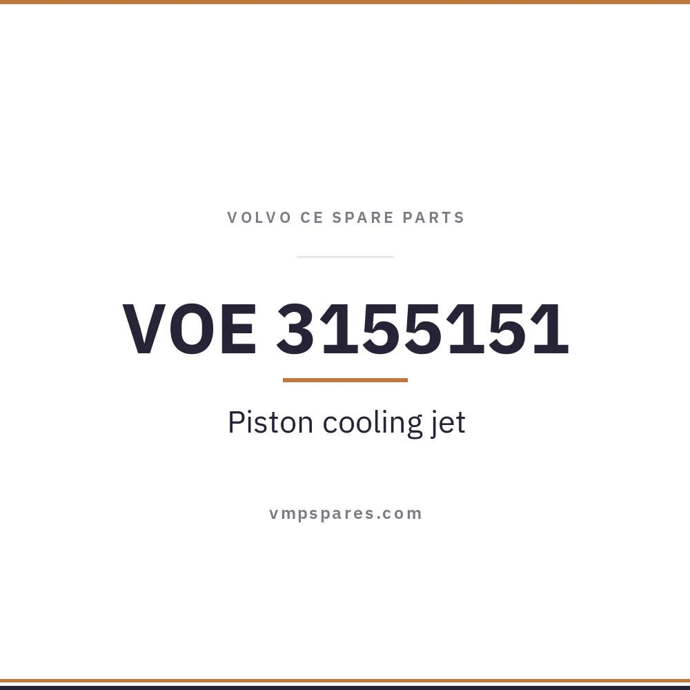 VOE 3155151 – Piston cooling jet