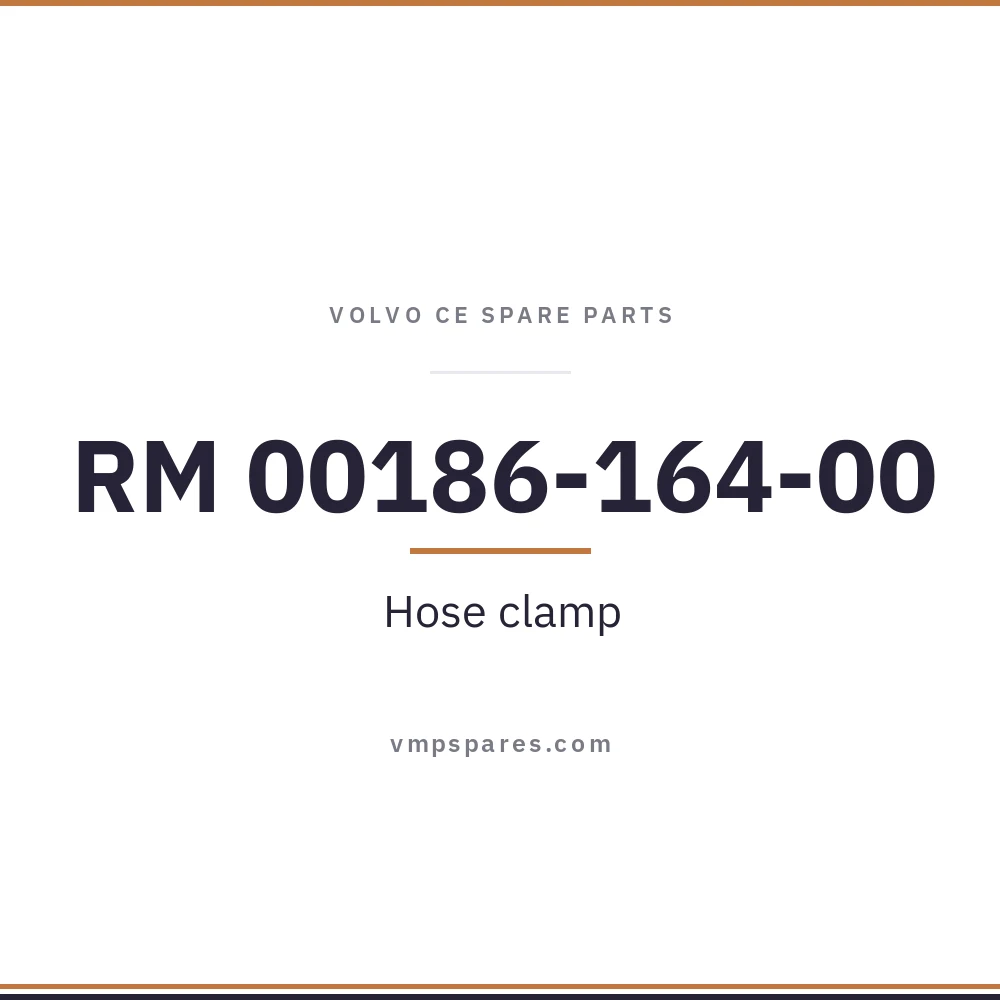 RM 00186-164-00 – Hose clamp
