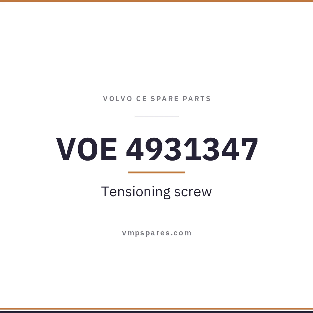 VOE 4931347 – Tensioning screw