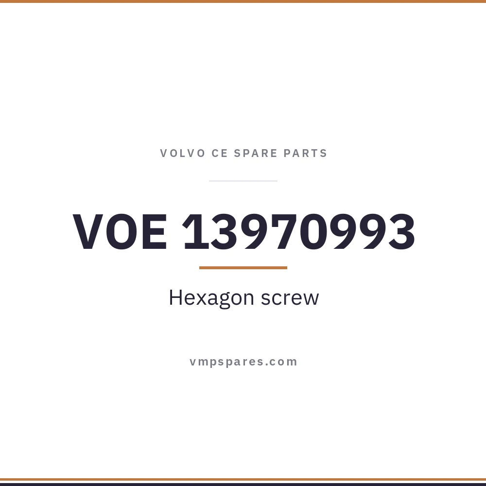 VOE 13970993 – Hexagon screw