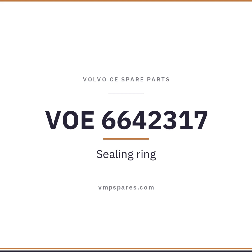 VOE 6642317 – Sealing ring