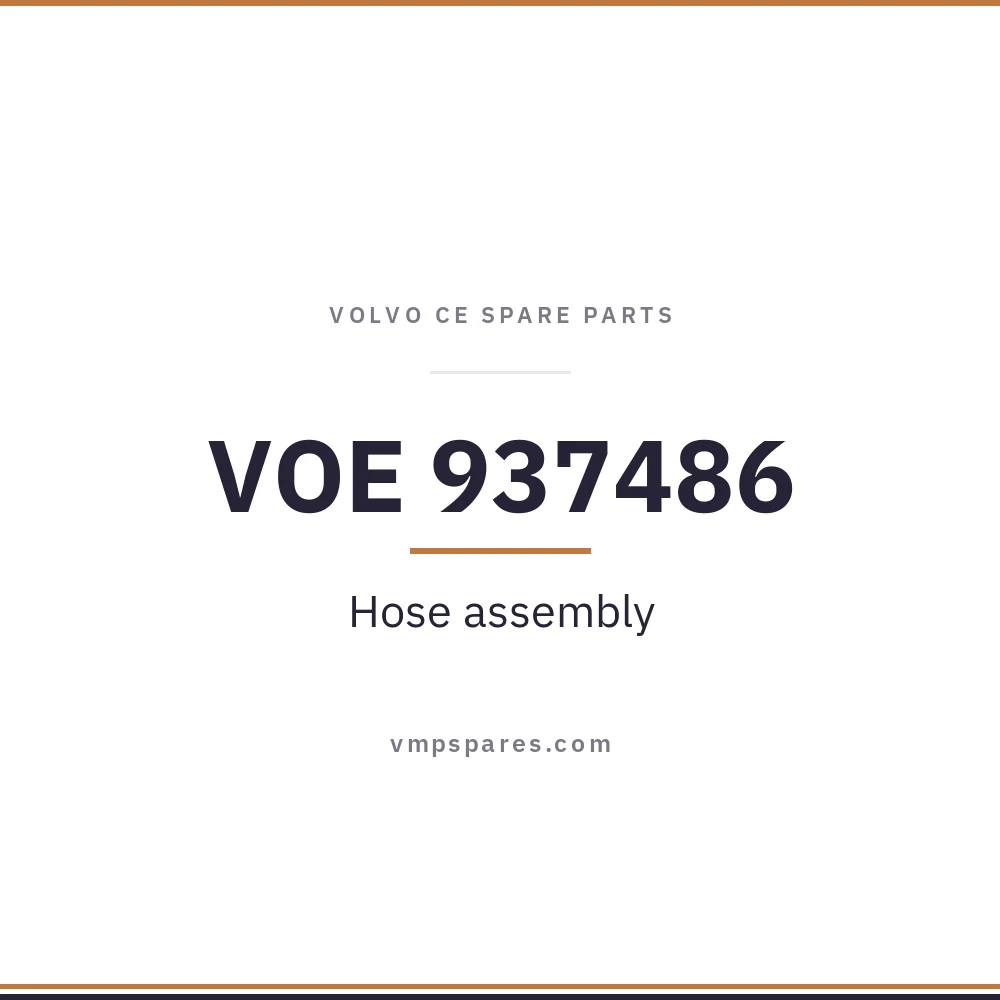 VOE 937486 – Hose assembly