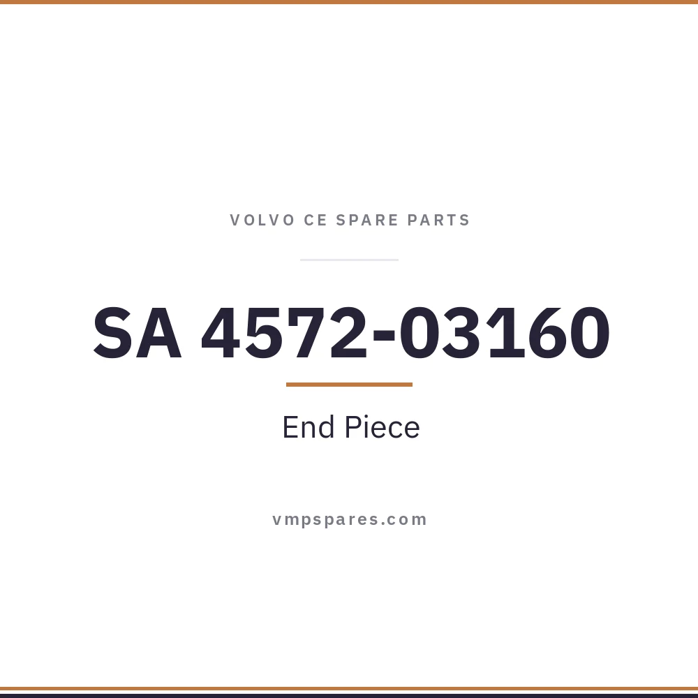 SA 4572-03160 – End Piece