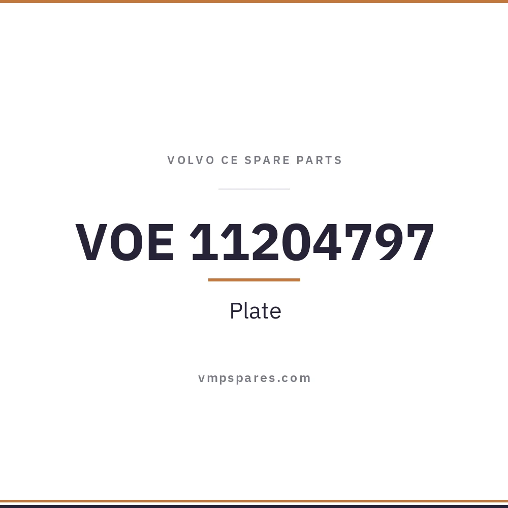 VOE 11204797 – Plate
