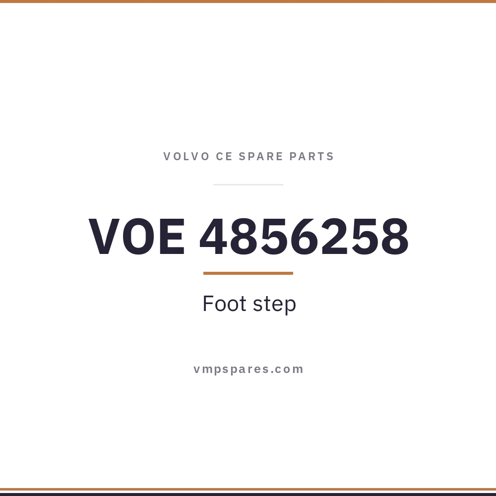 VOE 4856258 – Foot step