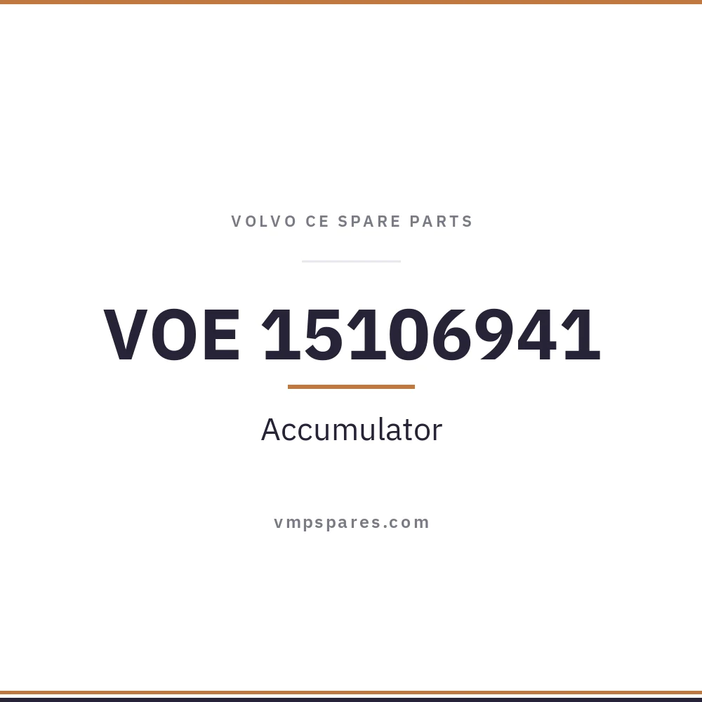VOE 15106941 – Accumulator