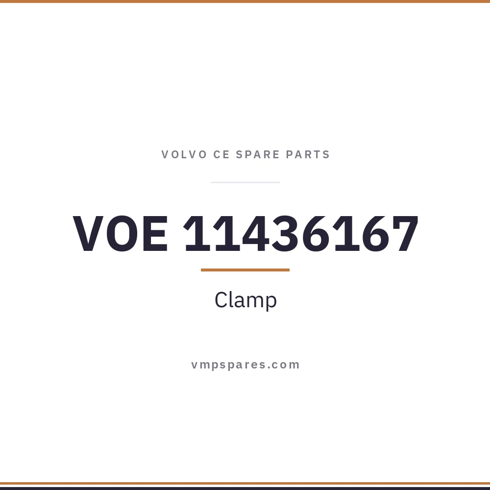 VOE 11436167 – Clamp