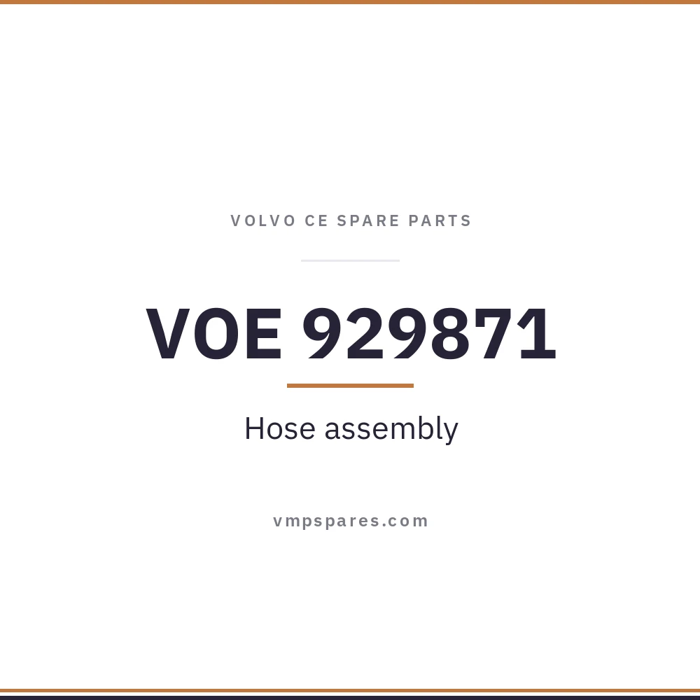 VOE 929871 – Hose assembly