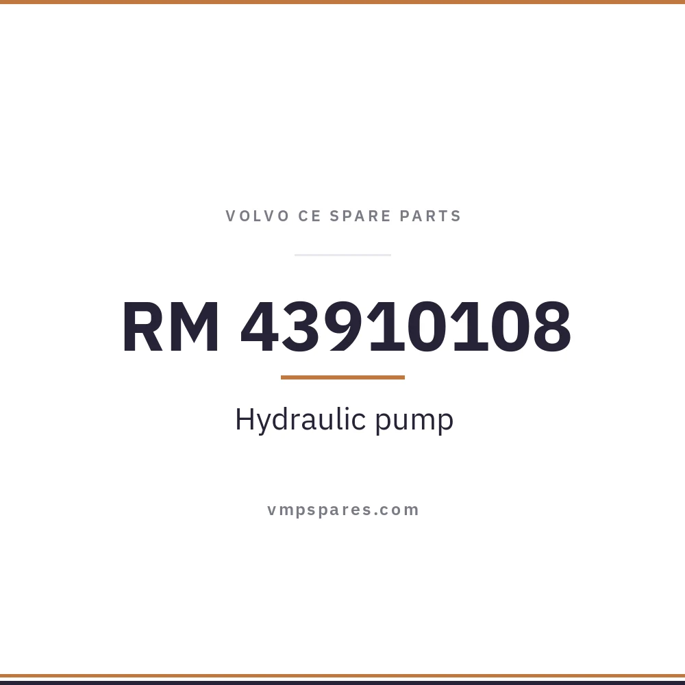 RM 43910108 – Hydraulic pump