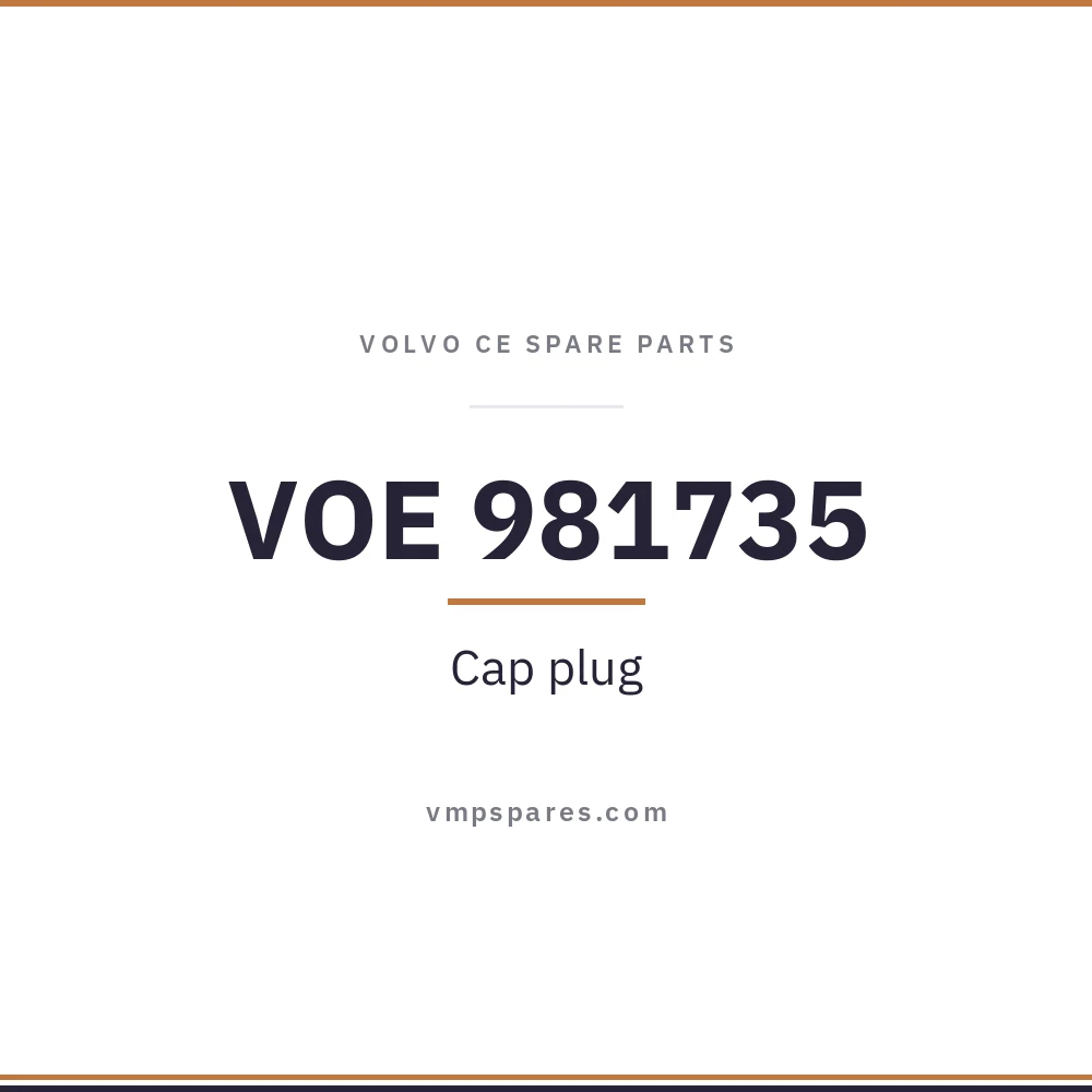 VOE 981735 – Cap plug