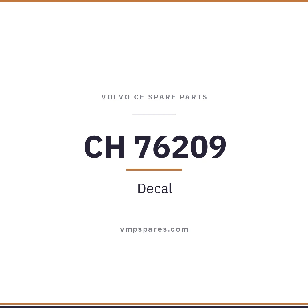 CH 76209 – Decal