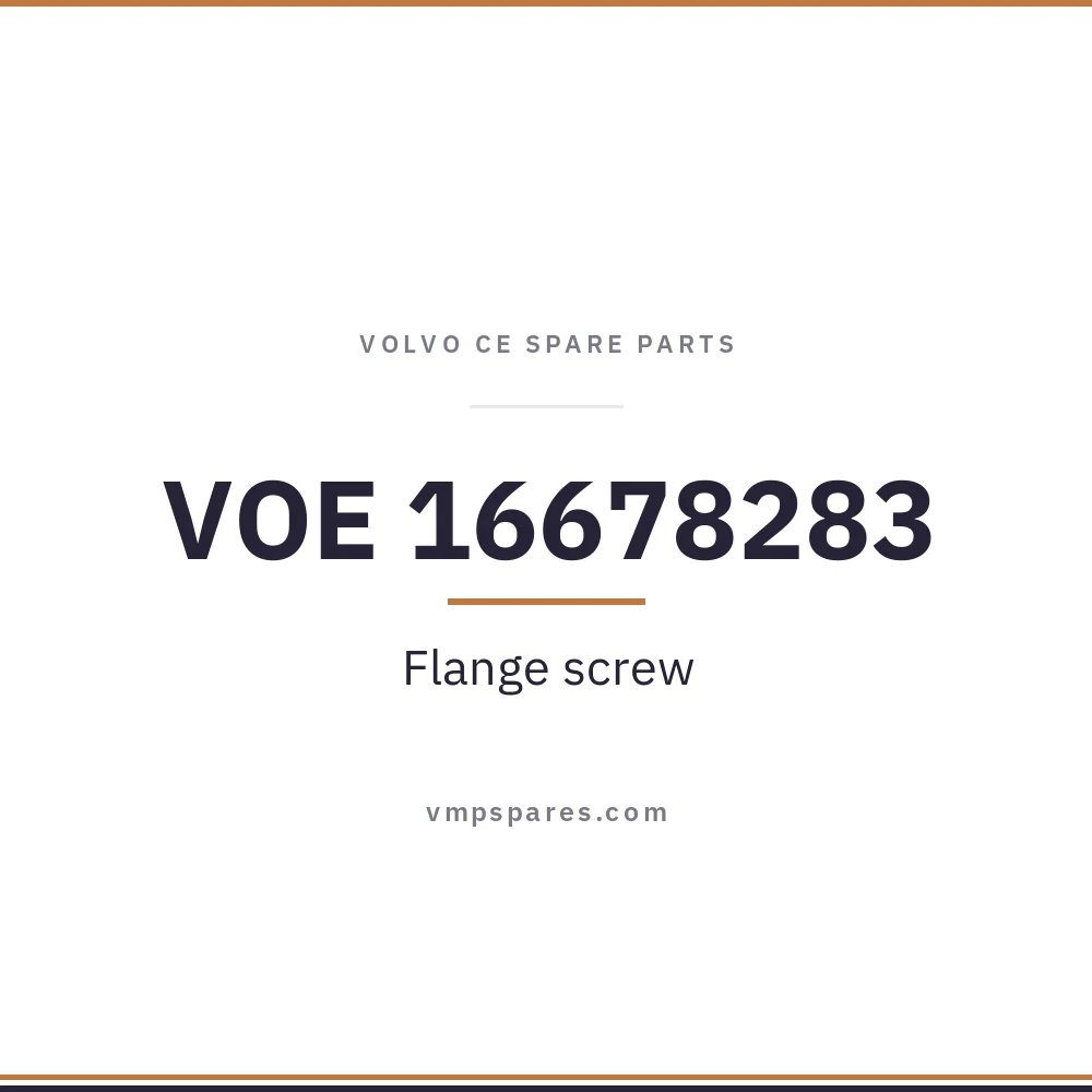 VOE 16678283 – Flange screw