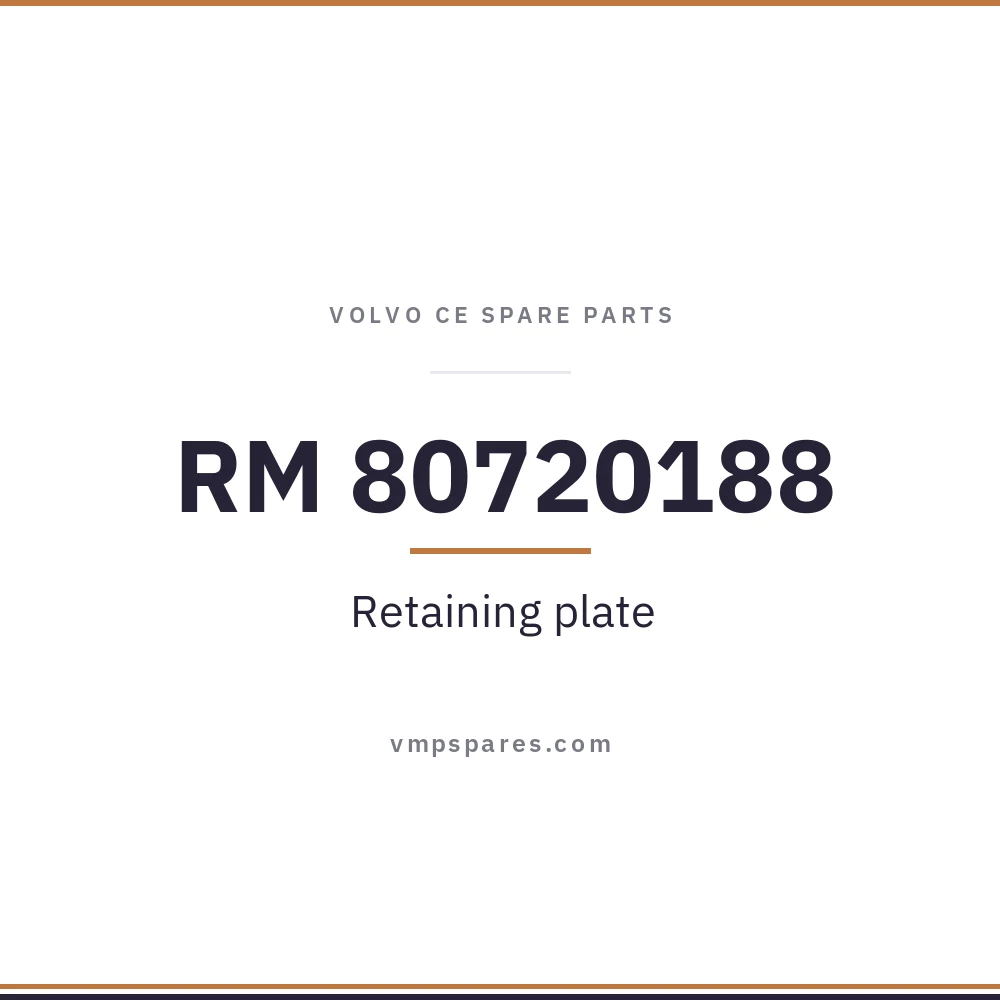 RM 80720188 – Retaining plate