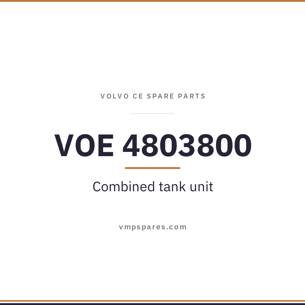VOE 4803800 – Combined tank unit