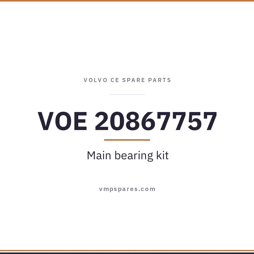VOE 20867757 – Main bearing kit