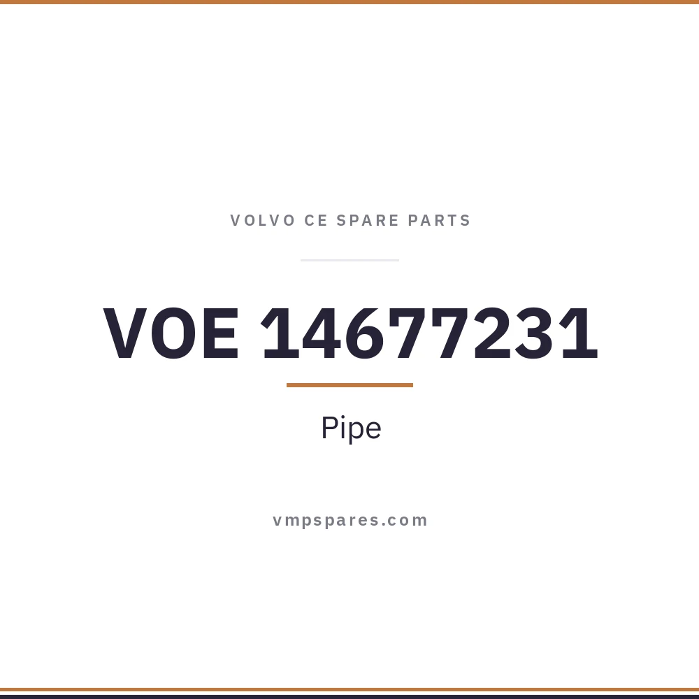 VOE 14677231 – Pipe
