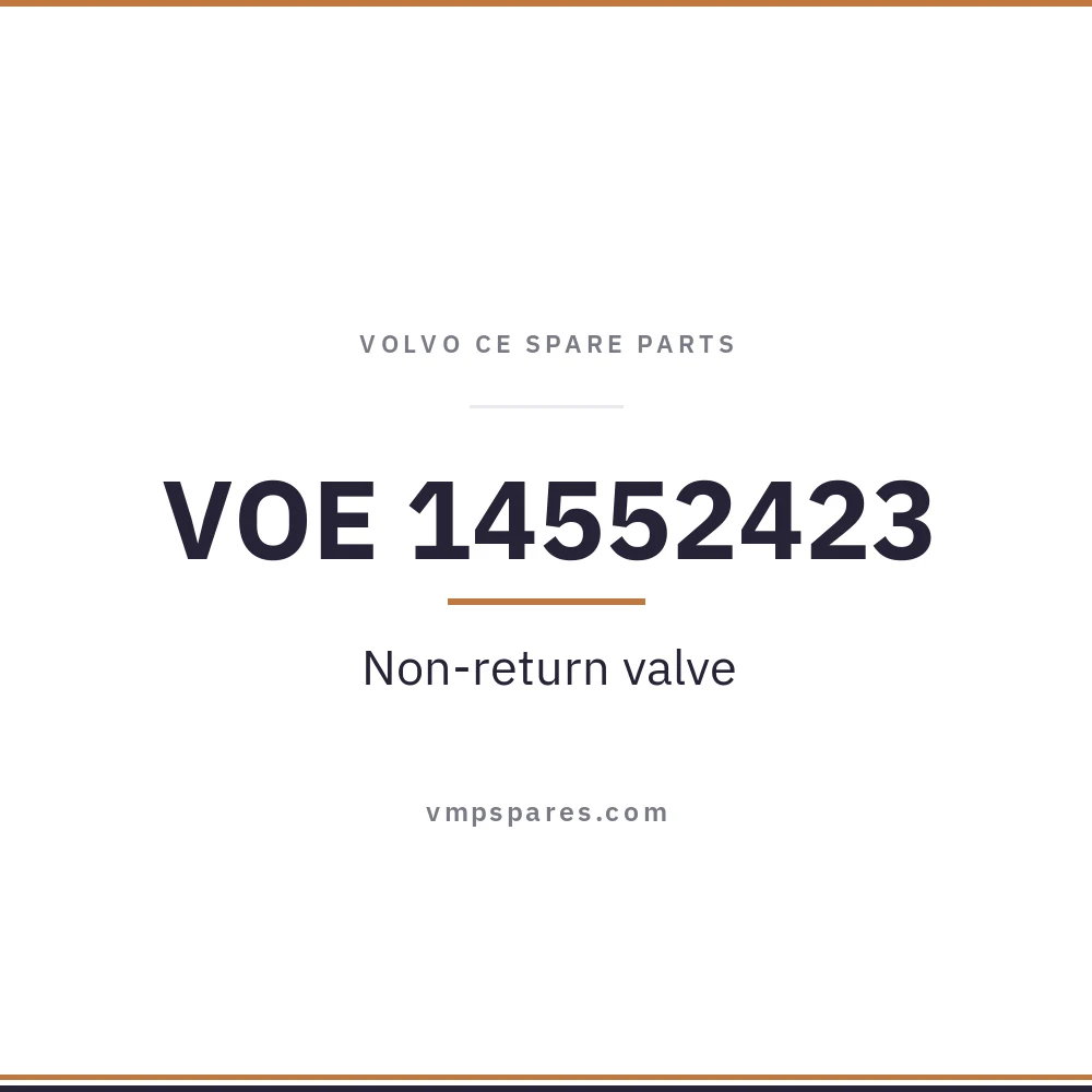 VOE 14552423 – Non-return valve
