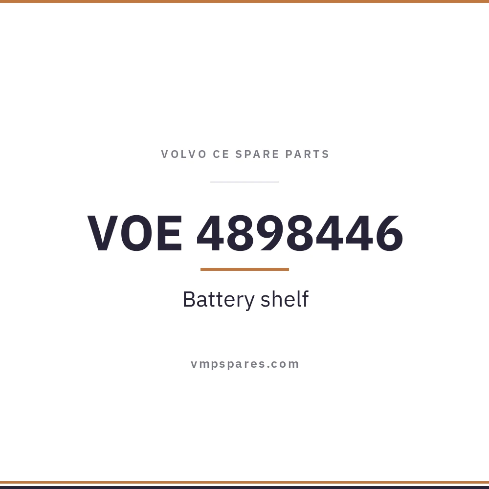 VOE 4898446 – Battery shelf