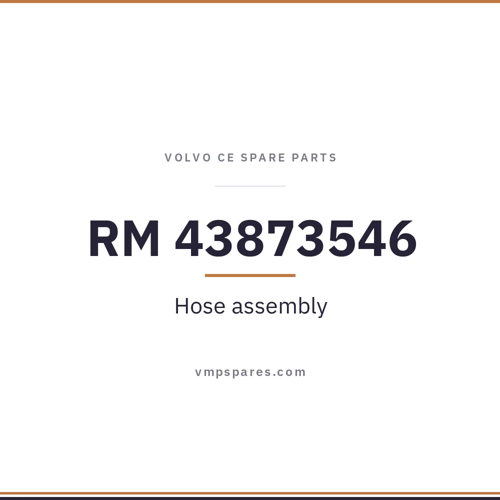 RM 43873546 – Hose assembly