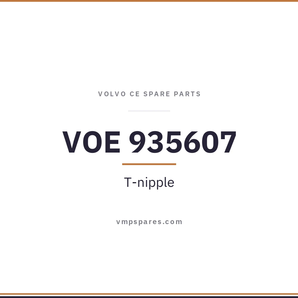 VOE 935607 – T-nipple