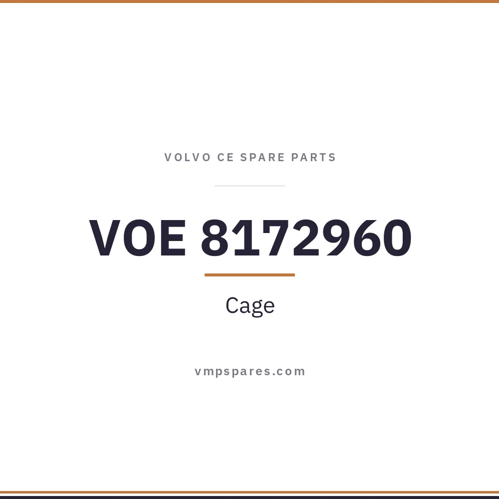 VOE 8172960 – Cage