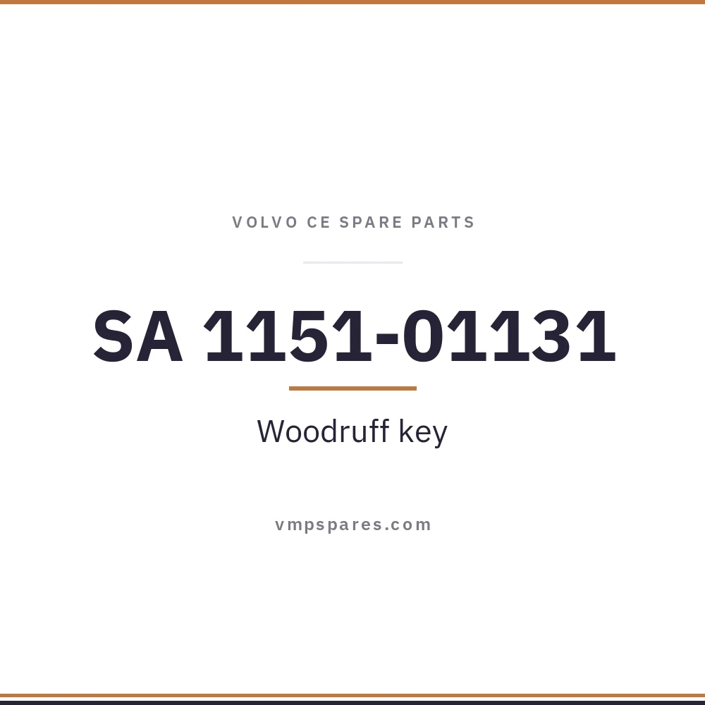 SA 1151-01131 – Woodruff key