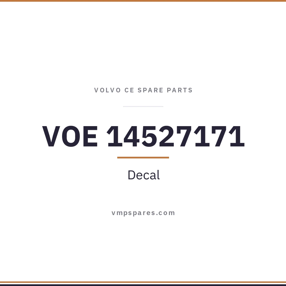 VOE 14527171 – Decal