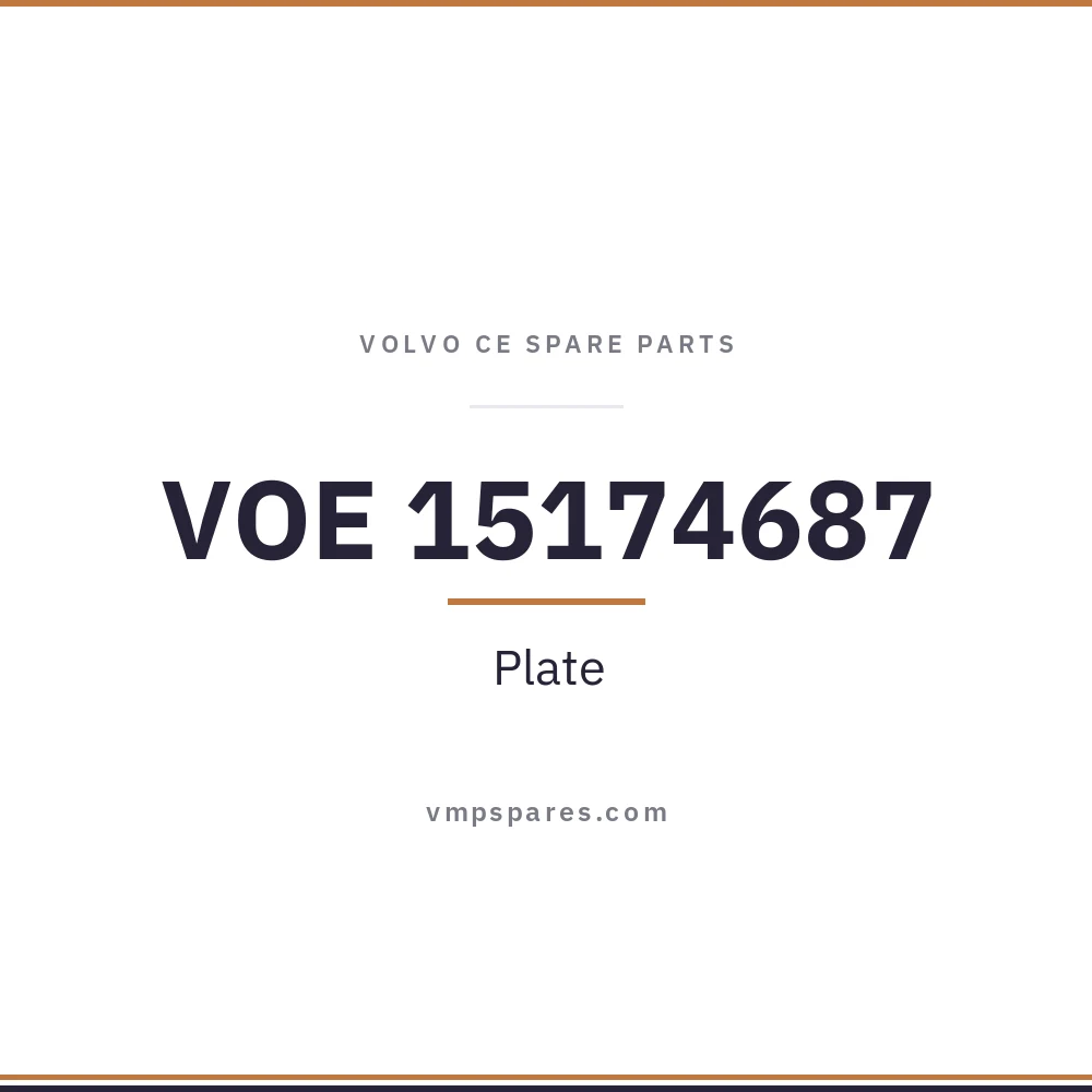 VOE 15174687 – Plate