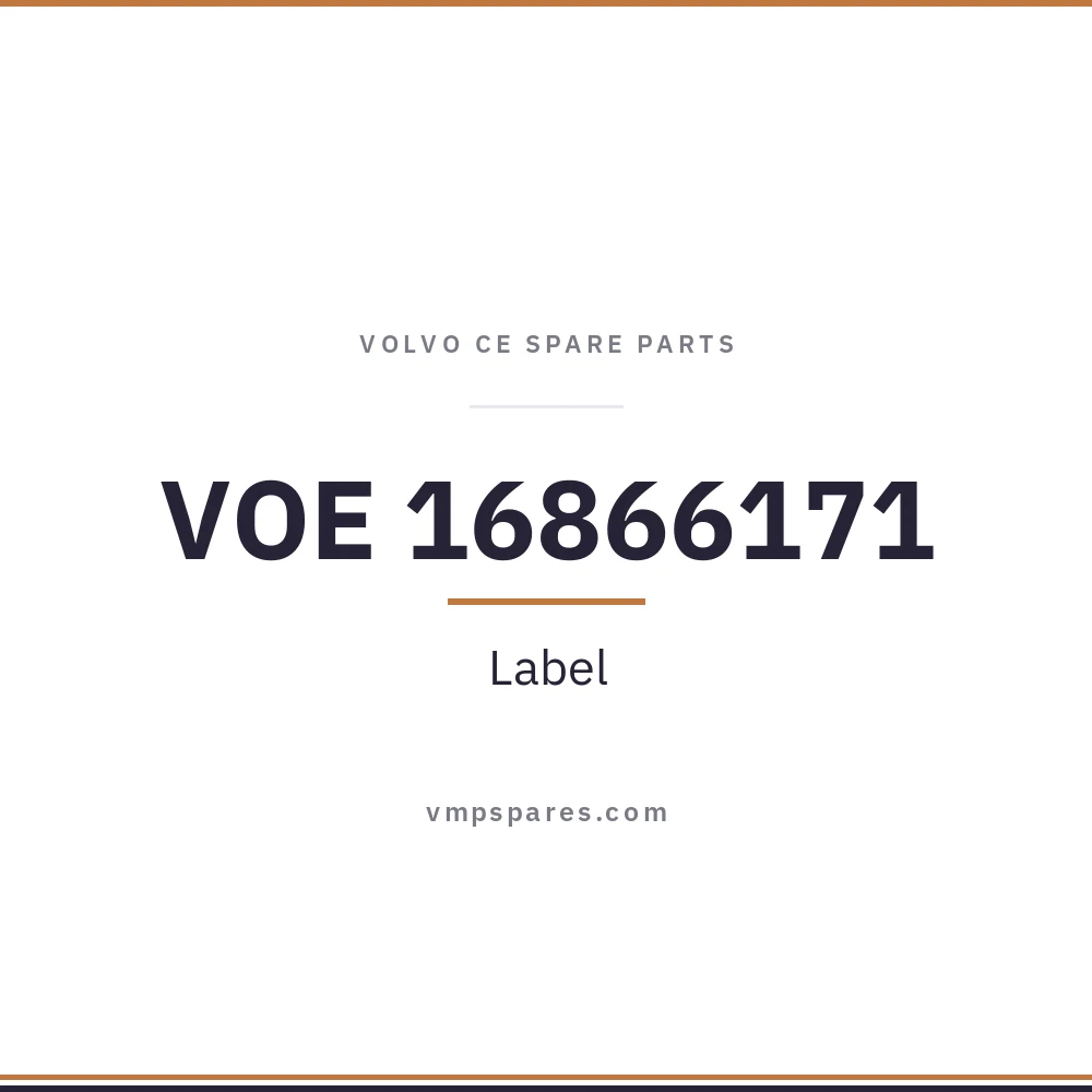 VOE 16866171 – Label