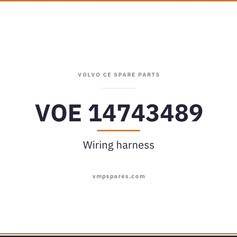 VOE 14743489 – Wiring harness