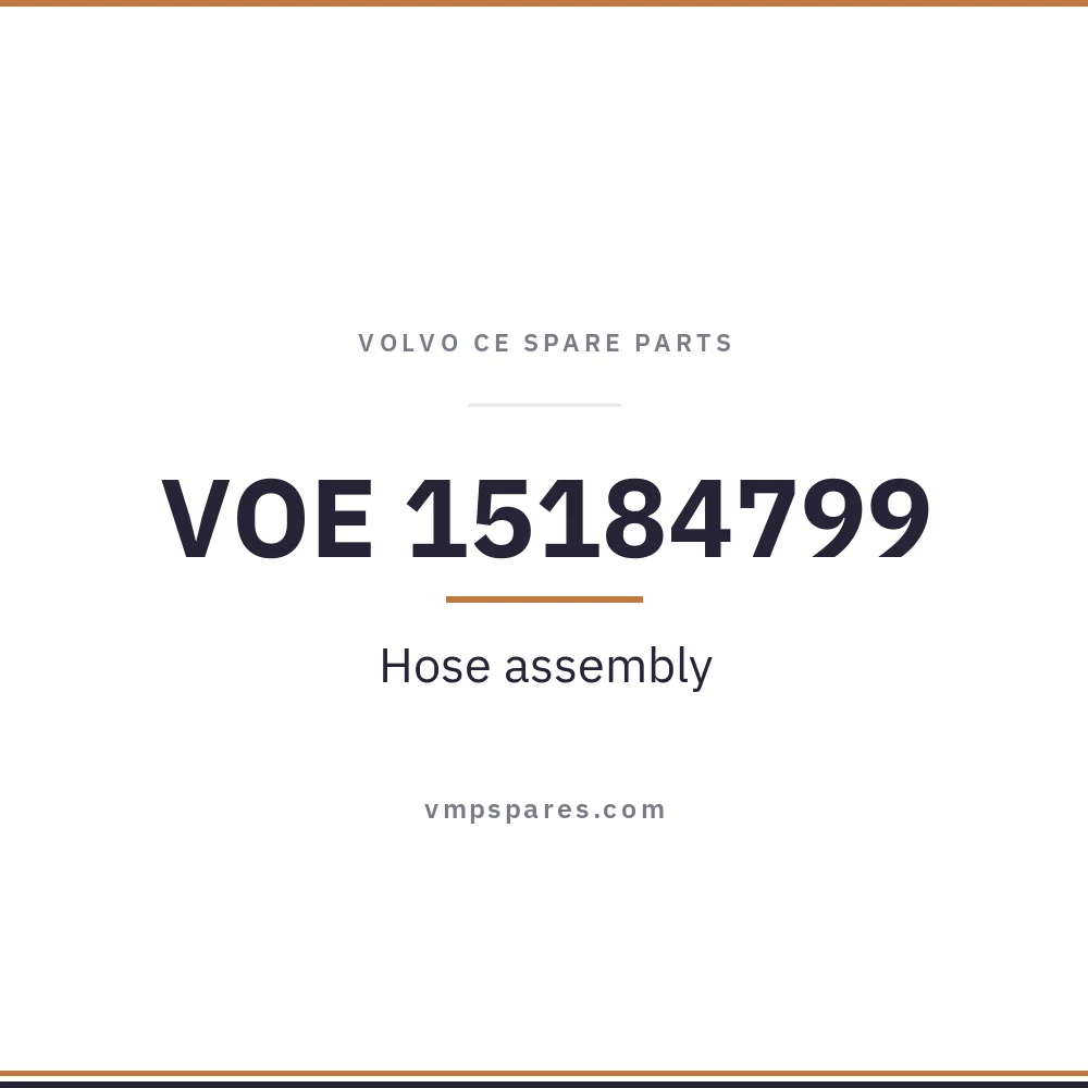 VOE 15184799 – Hose assembly