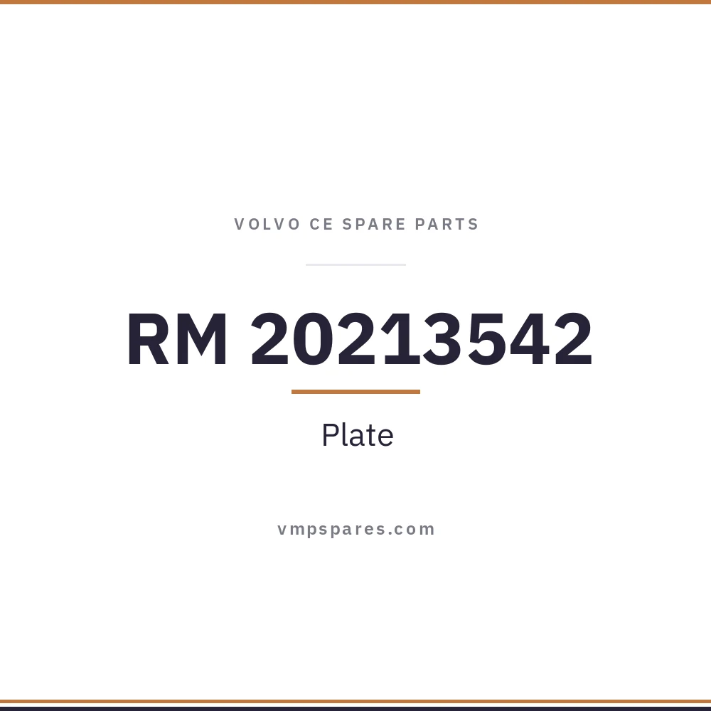 RM 20213542 – Plate