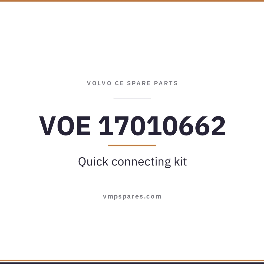 VOE 17010662 – Quick connecting kit