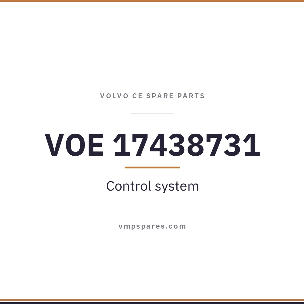 VOE 17438731 – Control system