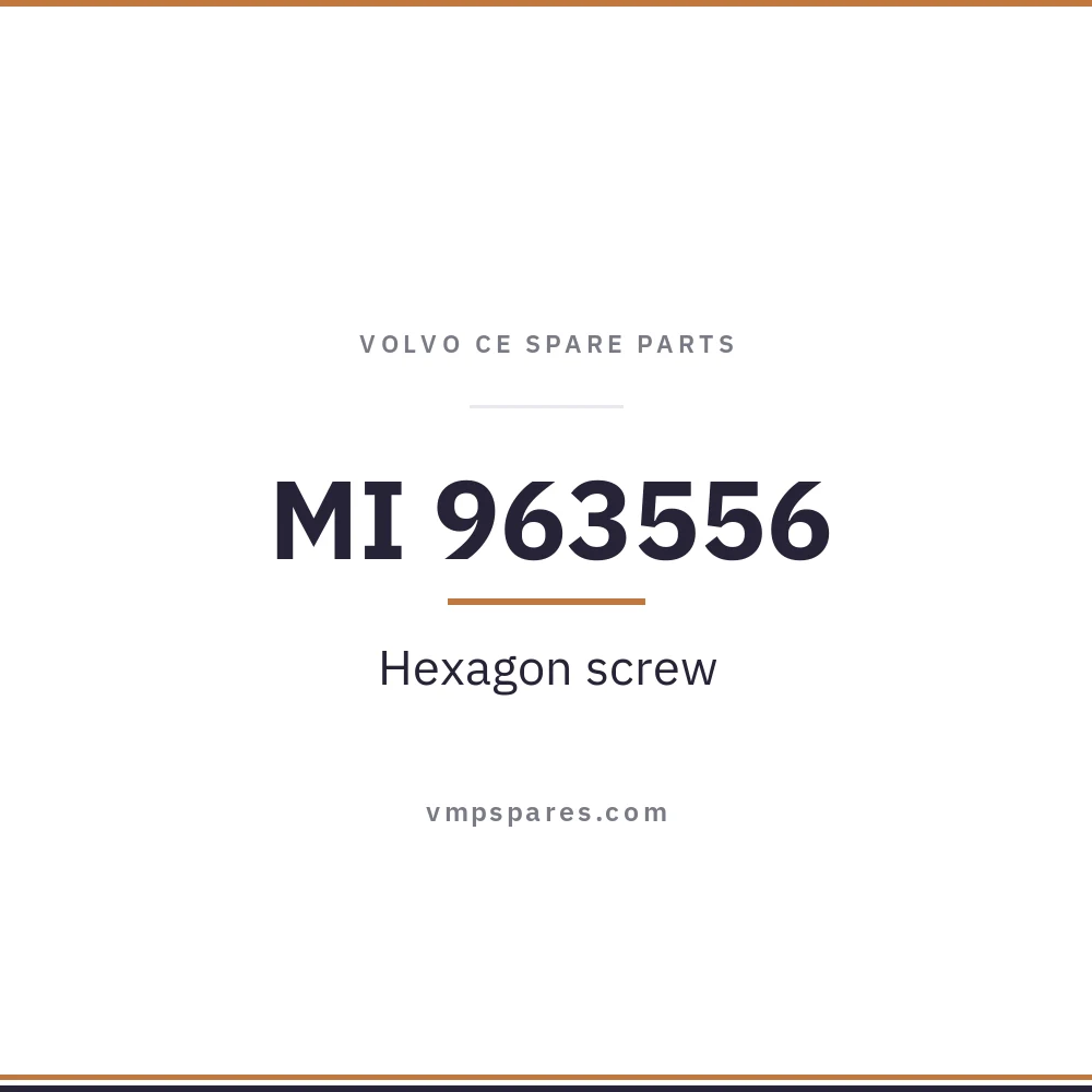 MI 963556 – Hexagon screw
