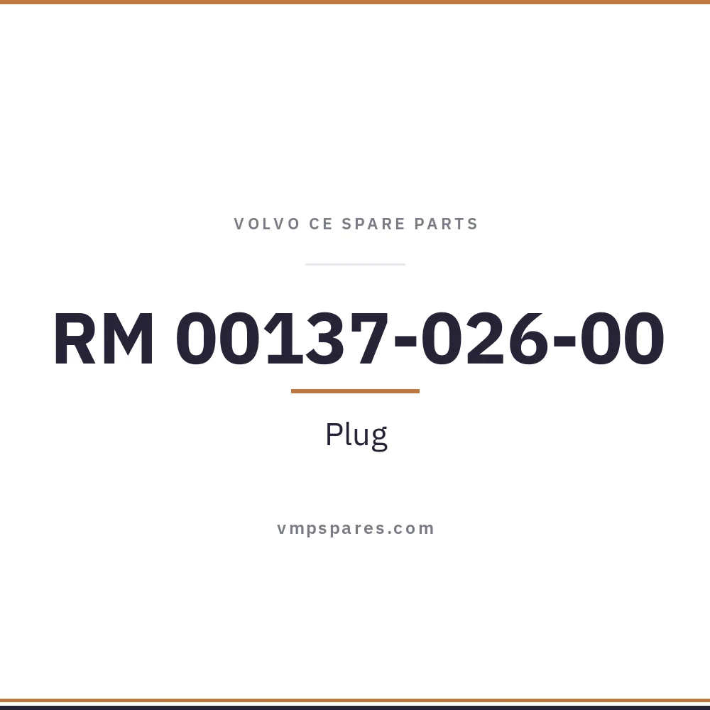 RM 00137-026-00 – Plug