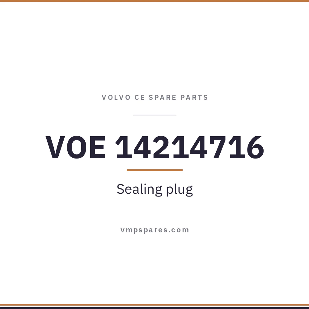 VOE 14214716 – Sealing plug
