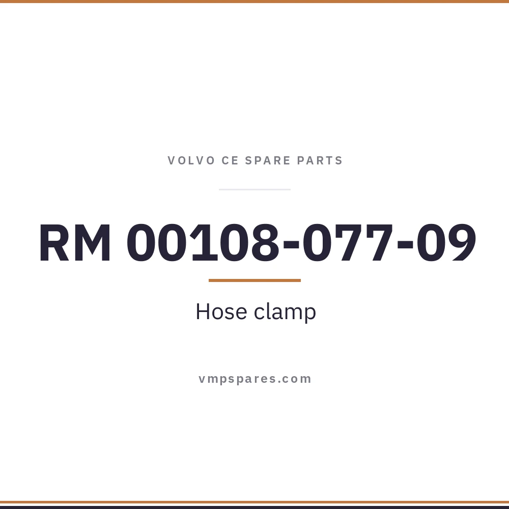 RM 00108-077-09 – Hose clamp