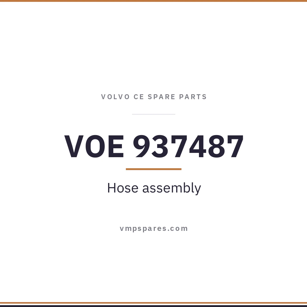 VOE 937487 – Hose assembly