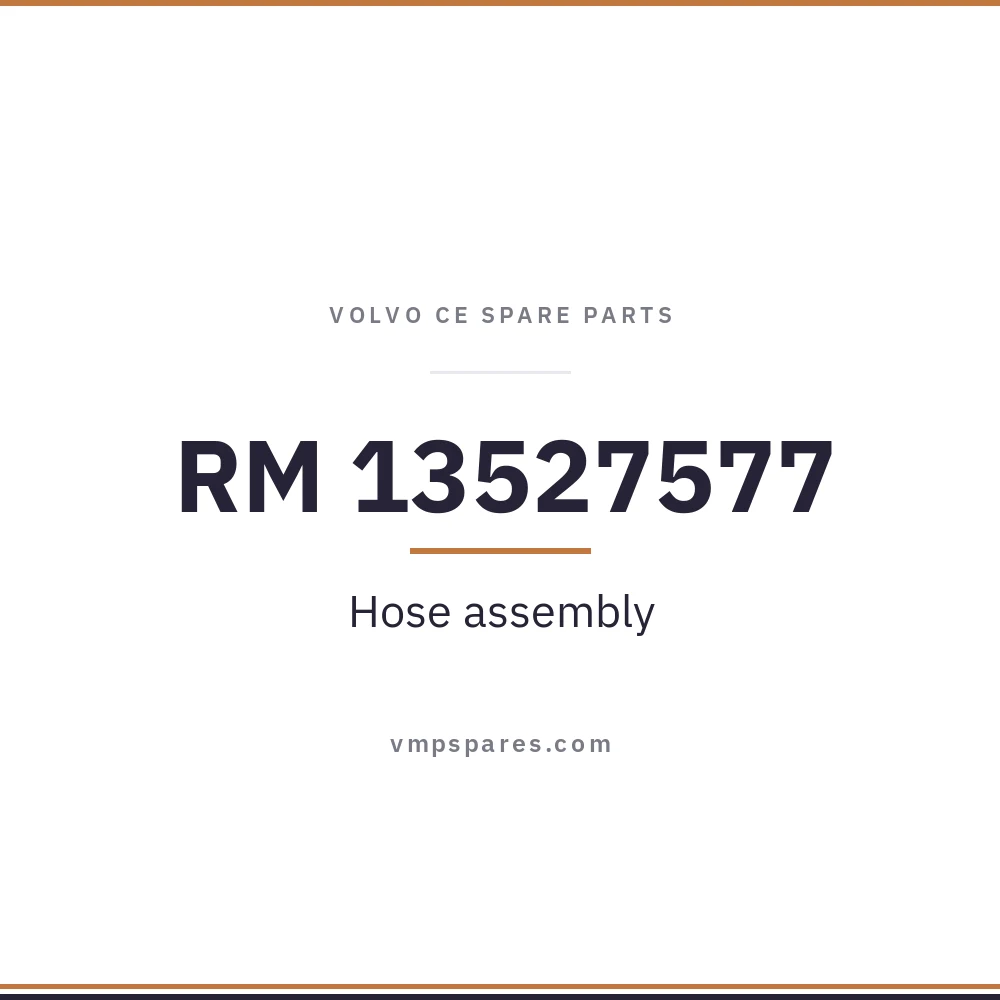 RM 13527577 – Hose assembly