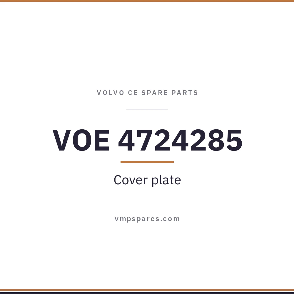 VOE 4724285 – Cover plate