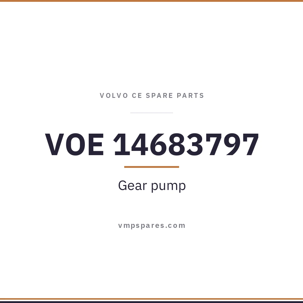 VOE 14683797 – Gear pump