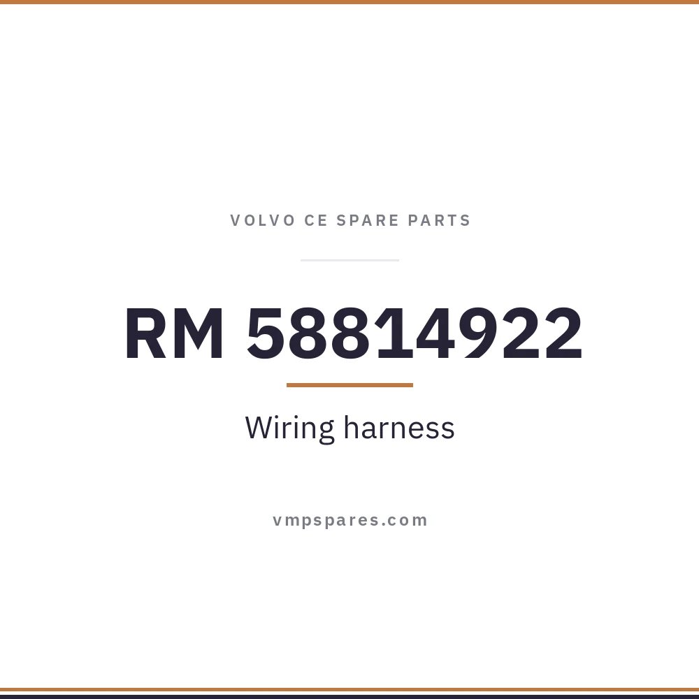 RM 58814922 – Wiring harness