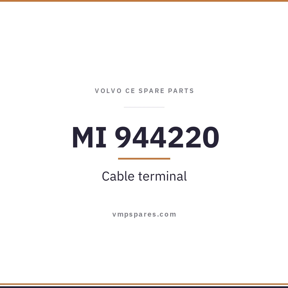 MI 944220 – Cable terminal